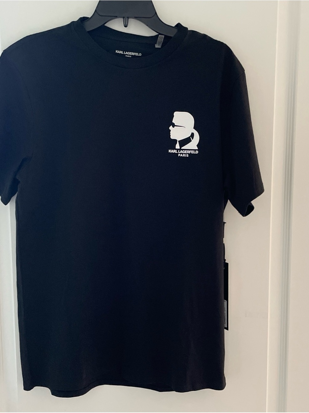 NWT Karl Lagerfeld Tee Shirt Men’s Black Size Medium
